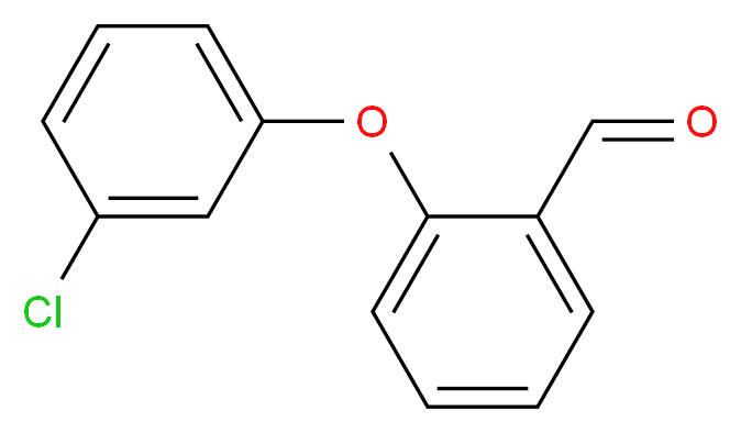 2-(3-Chlorophenoxy)benzenecarbaldehyde_Molecular_structure_CAS_)