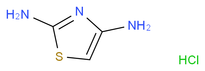 1,3-thiazole-2,4-diamine hydrochloride_Molecular_structure_CAS_67355-26-4)