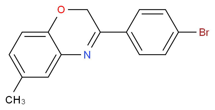 3-(4-Bromophenyl)-6-methyl-2H-1,4-benzoxazine_Molecular_structure_CAS_351003-33-3)