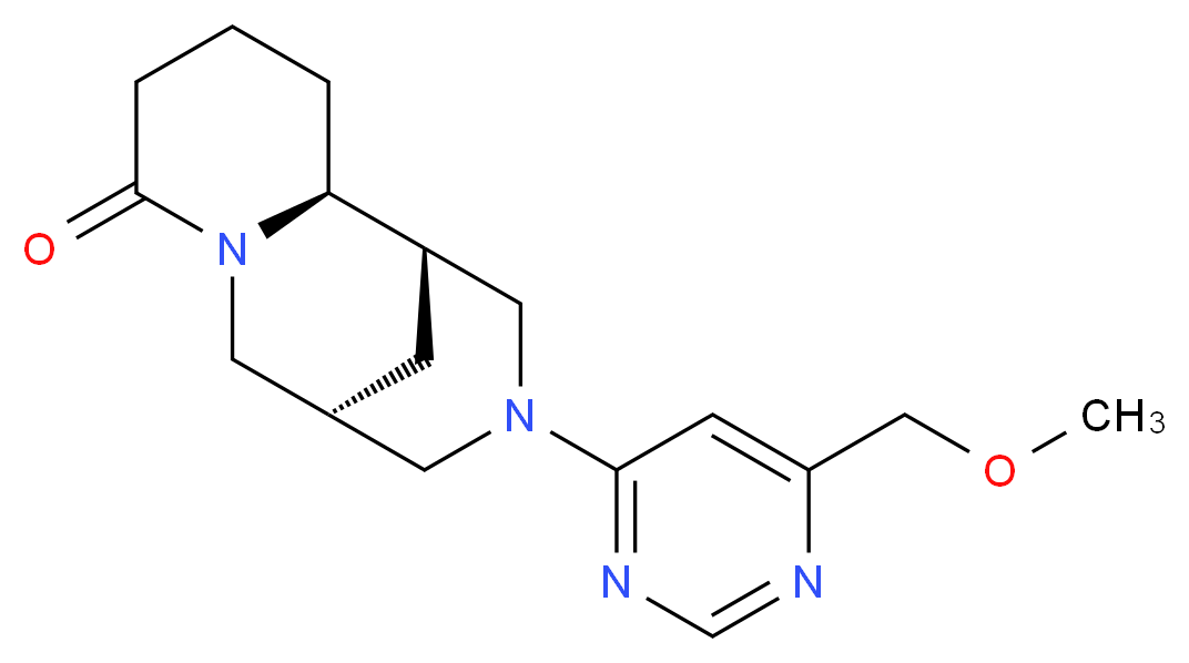 (5R,11aS)-3-[6-(methoxymethyl)pyrimidin-4-yl]decahydro-8H-1,5-methanopyrido[1,2-a][1,5]diazocin-8-one_Molecular_structure_CAS_)
