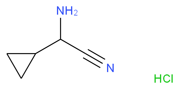 2-amino-2-cyclopropylacetonitrile hydrochloride_Molecular_structure_CAS_)