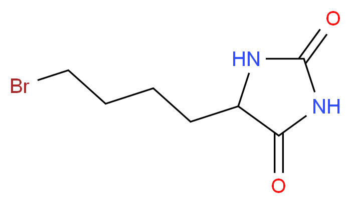 5-(4-Bromobut-1-yl)hydantoin_Molecular_structure_CAS_28484-49-3)