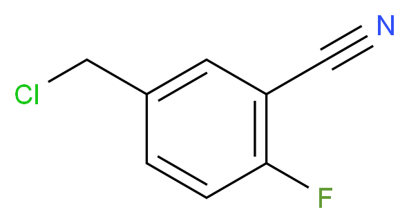 5-(Chloromethyl)-2-fluorobenzonitrile_Molecular_structure_CAS_)