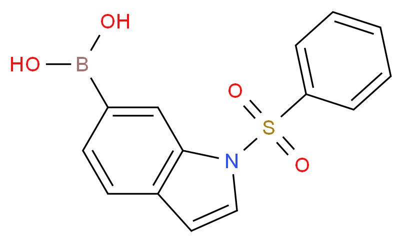 1-PHENYLSULFONYLINDOLE-6-BORONIC ACID_Molecular_structure_CAS_480438-52-6)