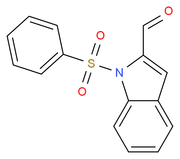 1-(phenylsulfonyl)-1H-indole-2-carbaldehyde_Molecular_structure_CAS_80360-23-2)