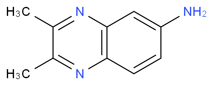 2,3-Dimethyl-6-quinoxalinamine_Molecular_structure_CAS_7576-88-7)