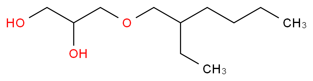 3-[2-(Ethylhexyl)oxyl]-1,2-propandiol_Molecular_structure_CAS_70445-33-9)