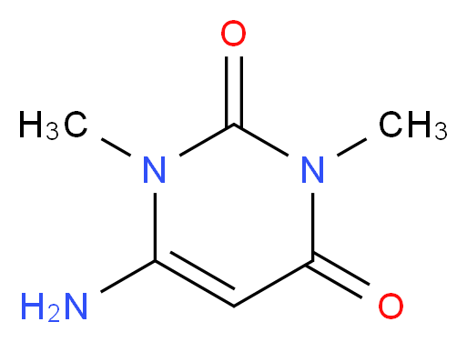 6-Amino-1,3-dimethyl-1,2,3,4-tetrahydropyrimidine-2,4-dione_Molecular_structure_CAS_6642-31-5)