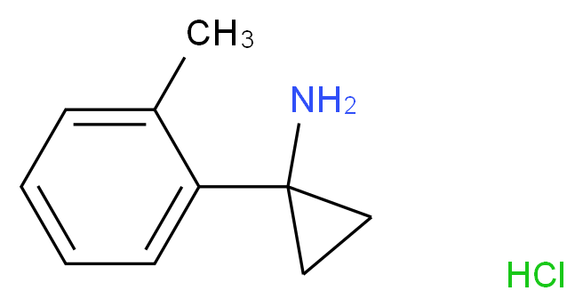 1-(2-Methylphenyl)cyclopropanamine hydrochloride_Molecular_structure_CAS_)