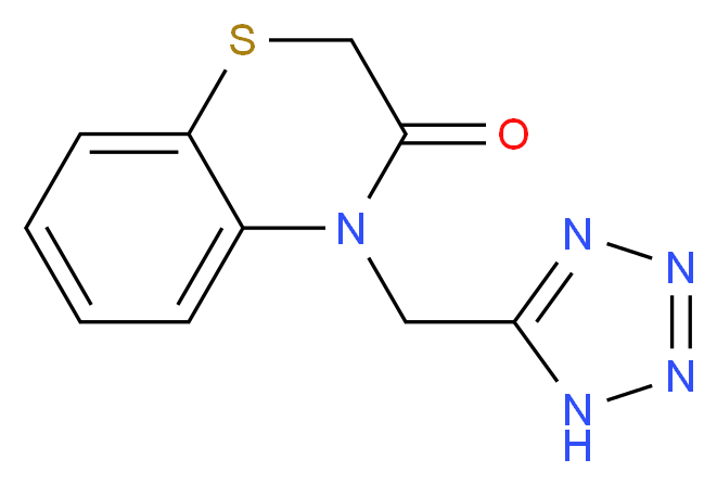 4-(1H-Tetrazol-5-ylmethyl)-2H-1,4-benzothiazin-3(4H)-one_Molecular_structure_CAS_874765-99-8)