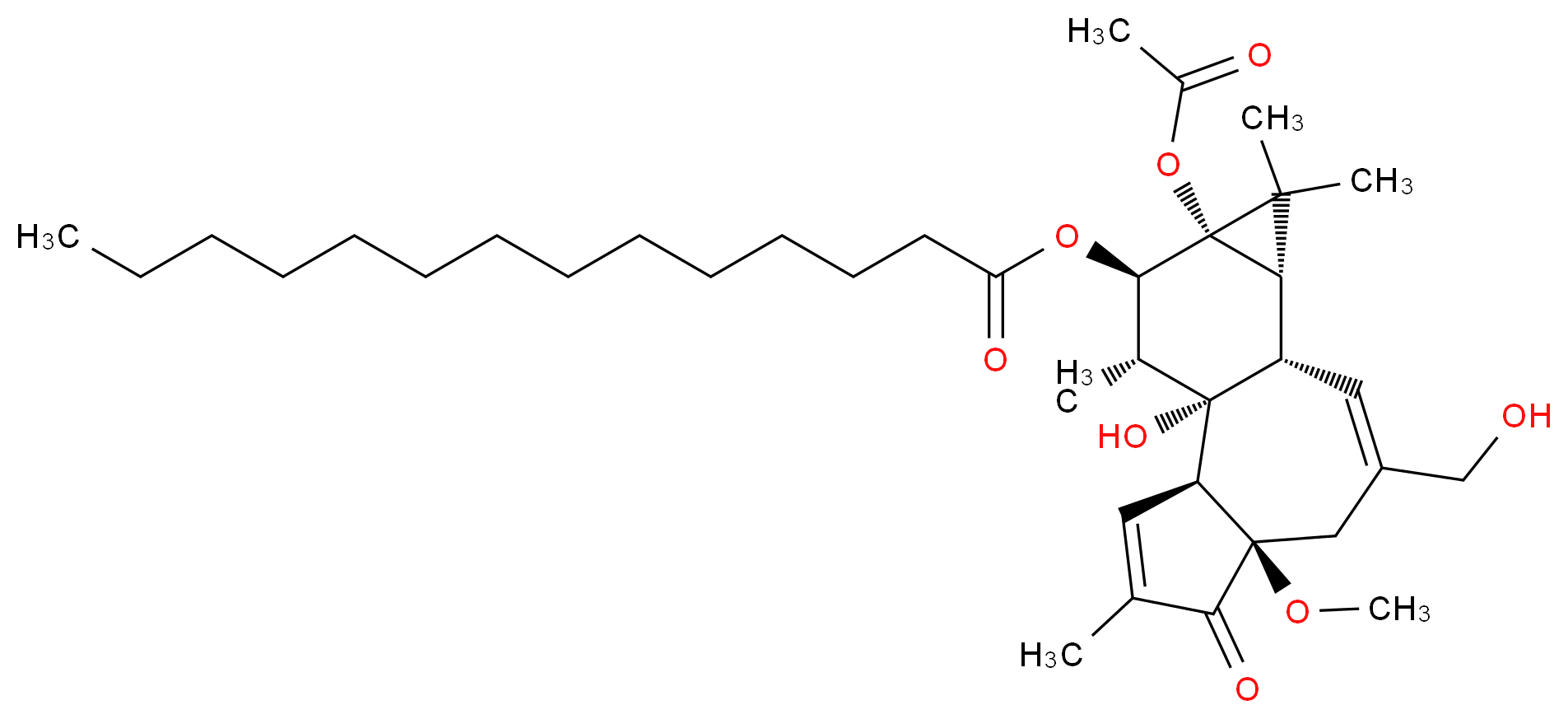 Phorbol 12-myristate 13-acetate 4-O-methyl ether_Molecular_structure_CAS_57716-89-9)