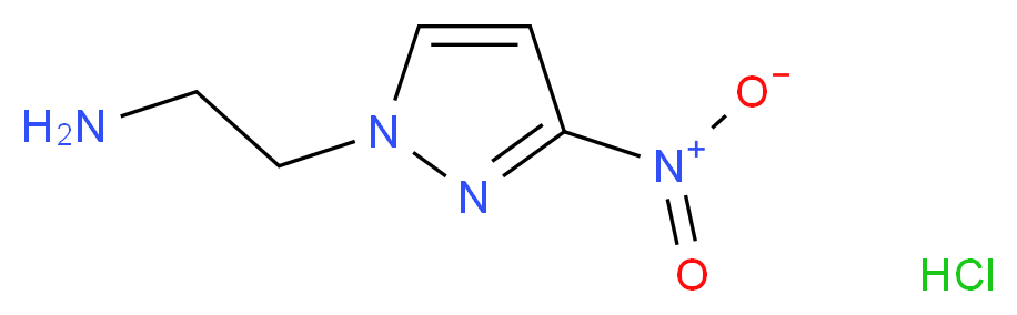 1-(2-Aminoethyl)-3-nitro-1H-pyrazole Hydrochloride_Molecular_structure_CAS_)