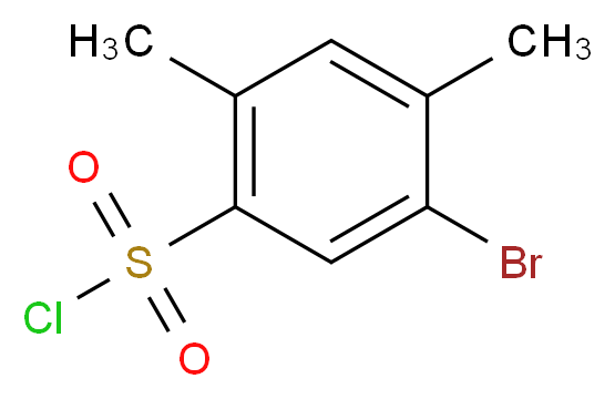 5-bromo-2,4-dimethylbenzenesulfonyl chloride_Molecular_structure_CAS_72256-96-3)