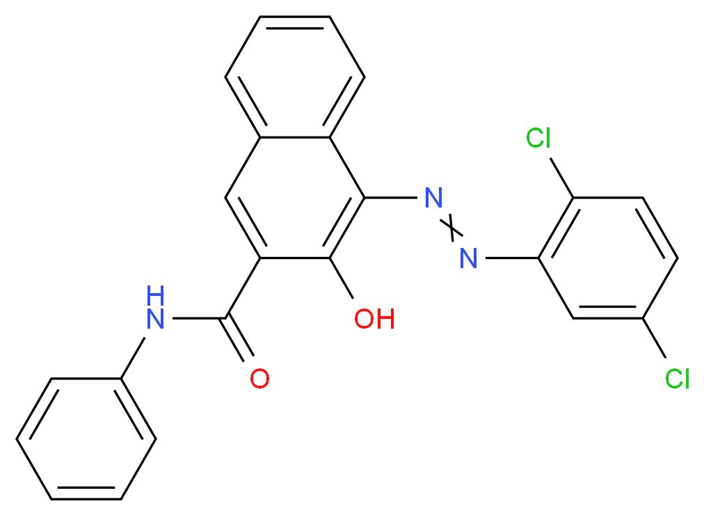 4-((2,5-dichlorophenyl)azo)-3-hydroxy-n-phenylNaphthalene-2-carboxamide_Molecular_structure_CAS_6041-94-7)