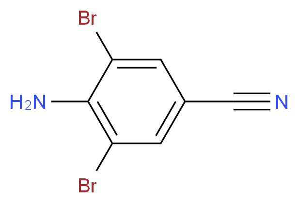 4-Amino-3,5-dibromobenzonitrile_Molecular_structure_CAS_58633-04-8)