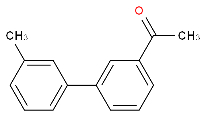 1-(3'-Methyl[1,1'-biphenyl]-3-yl)ethanone_Molecular_structure_CAS_)