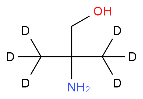 2-Amino-2-methylpropanol-d6_Molecular_structure_CAS_51805-95-9)