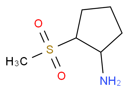 2-methanesulfonylcyclopentan-1-amine_Molecular_structure_CAS_)