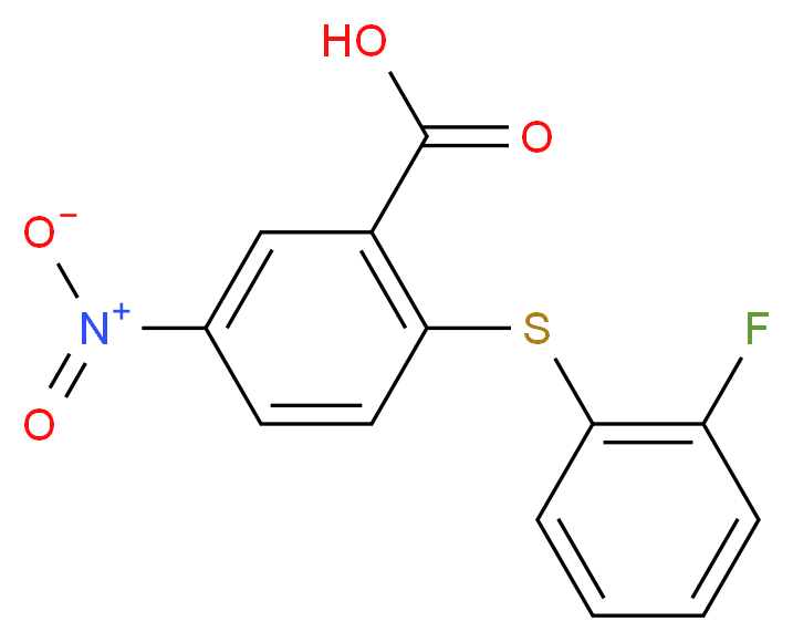 2-[(2-fluorophenyl)thio]-5-nitrobenzoic acid_Molecular_structure_CAS_)
