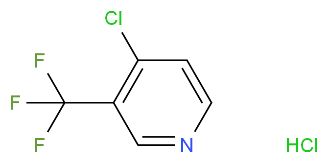 4-Chloro-3-(trifluoromethyl)pyridine hydrochloride_Molecular_structure_CAS_732306-24-0)