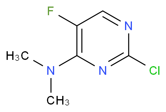 2-Chloro-5-fluoro-N,N-dimethylpyrimidin-4-amine_Molecular_structure_CAS_355829-23-1)