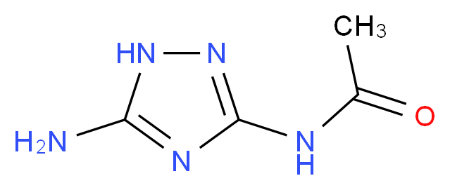 N-(5-Amino-1H-1,2,4-triazol-3-yl)acetamide_Molecular_structure_CAS_)