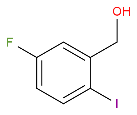 (5-Fluoro-2-iodophenyl)methanol_Molecular_structure_CAS_877264-43-2)