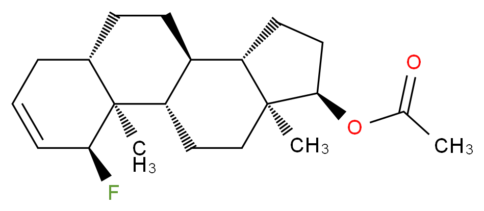 1-Fluoro-5α-androst-2-en-17β-ol Acetate_Molecular_structure_CAS_14291-95-3)