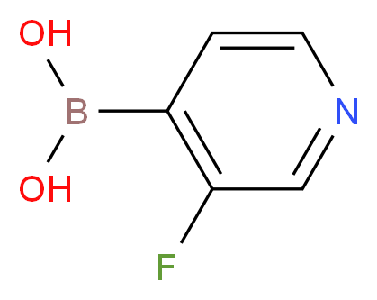 3-Fluoropyridine-4-boronic acid_Molecular_structure_CAS_458532-97-3)