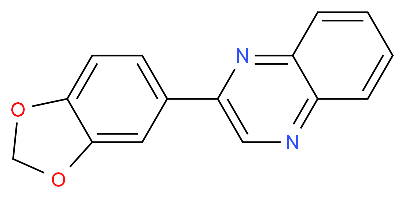 2-(1,3-benzodioxol-5-yl)quinoxaline_Molecular_structure_CAS_)