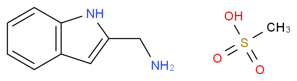 2-(Aminomethyl)-1H-indole methanesulphonate_Molecular_structure_CAS_)