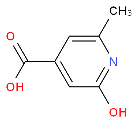 2-Hydroxy-6-methylisonicotinic acid_Molecular_structure_CAS_86454-13-9)