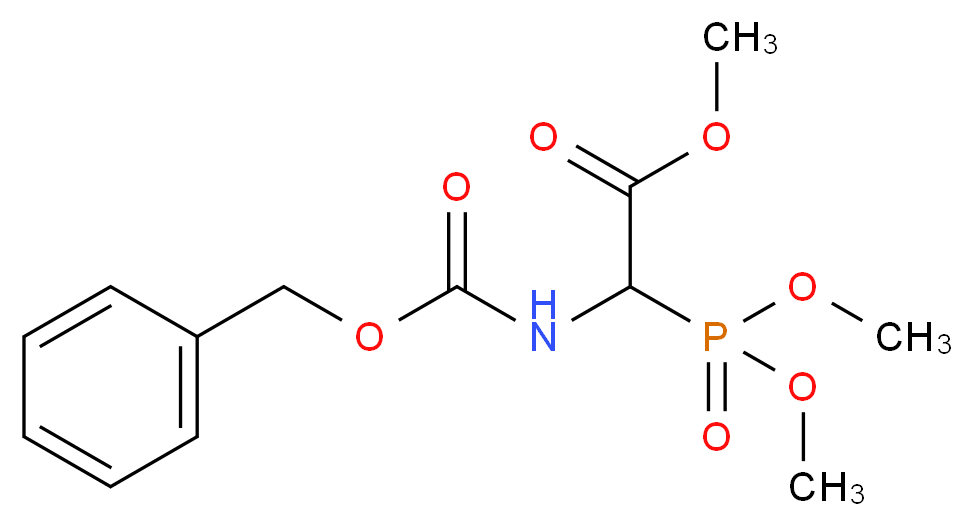 Z-α-Phosphonoglycine trimethyl ester_Molecular_structure_CAS_88568-95-0)