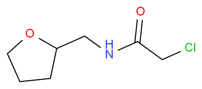 2-Chloro-N-(tetrahydro-2-furanylmethyl)acetamide_Molecular_structure_CAS_39089-62-8)