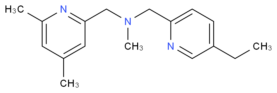 1-(4,6-dimethylpyridin-2-yl)-N-[(5-ethylpyridin-2-yl)methyl]-N-methylmethanamine_Molecular_structure_CAS_)