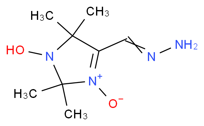 4-Hydrazonomethyl-1-hydroxy-2,2,5,5-tetramethyl-3-imidazoline-3-oxide_Molecular_structure_CAS_51973-32-1)
