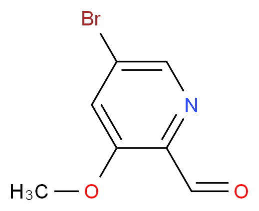 5-Bromo-3-methoxypicolinaldehyde_Molecular_structure_CAS_1087659-24-2)
