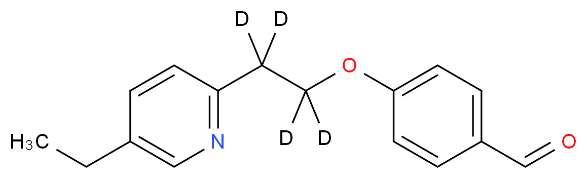 4-[2-(5-Ethyl-2-pyridinyl)-d4-ethoxy]benzaldehyde_Molecular_structure_CAS_1189479-80-8)