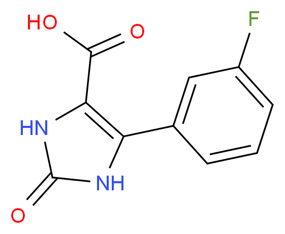 5-(3-fluorophenyl)-2-oxo-2,3-dihydro-1H-imidazole-4-carboxylic acid_Molecular_structure_CAS_)