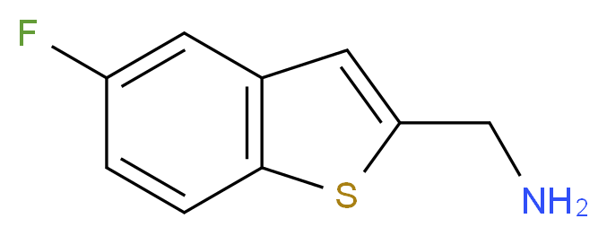 (5-fluoro-1-benzothiophen-2-yl)methanamine_Molecular_structure_CAS_)