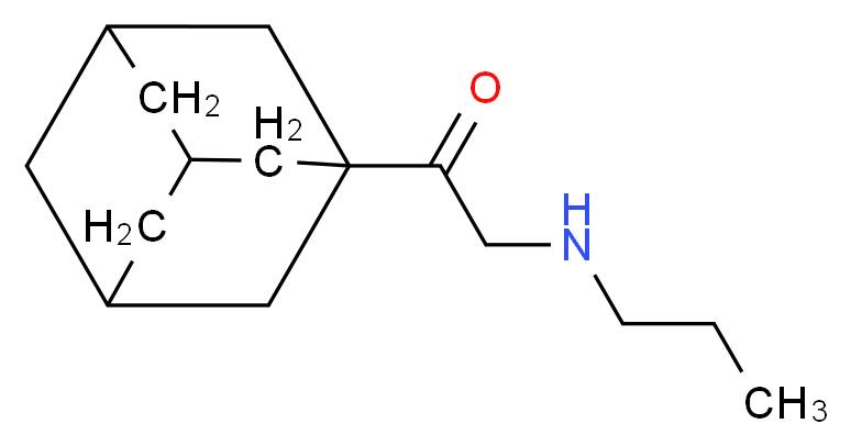 1-(1-adamantyl)-2-(propylamino)ethanone_Molecular_structure_CAS_519046-32-3)