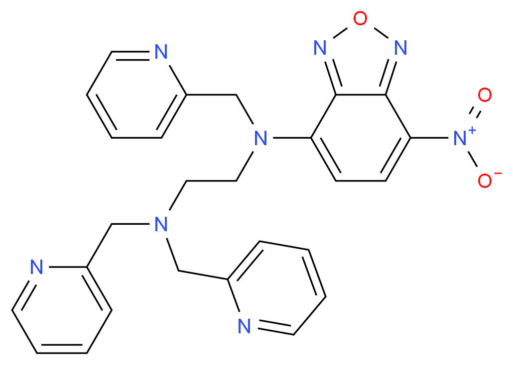 N1-(7-Nitro-2,1,3-benzoxadiazol-4-yl)-N1,N2,N2-tris(2-pyridinylmethyl)-1,2-ethanediamine_Molecular_structure_CAS_1111625-98-9)