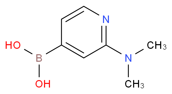 2-(dimethylamino)pyridin-4-ylboronic acid_Molecular_structure_CAS_1207749-70-9)