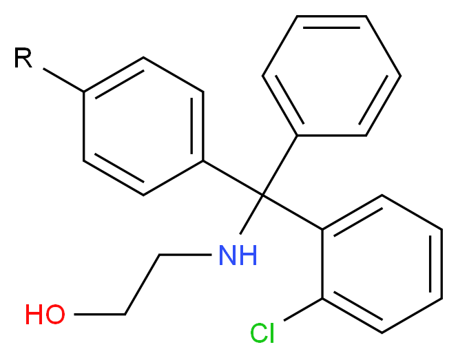 2-Chlorotrityl 2-hydroxyethylamine, polymer-bound_Molecular_structure_CAS_)