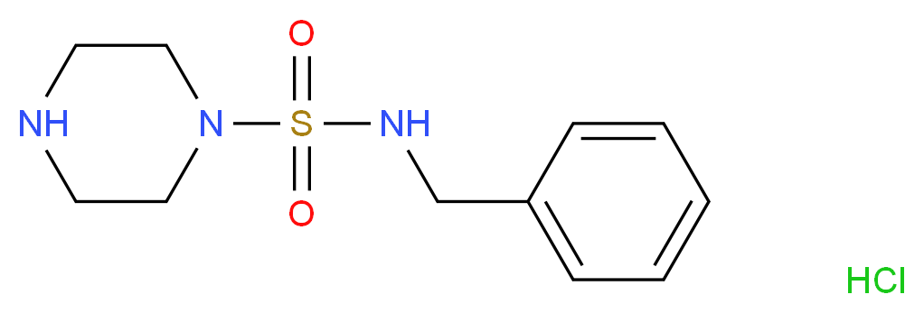 N-benzylpiperazine-1-sulfonamide hydrochloride_Molecular_structure_CAS_)