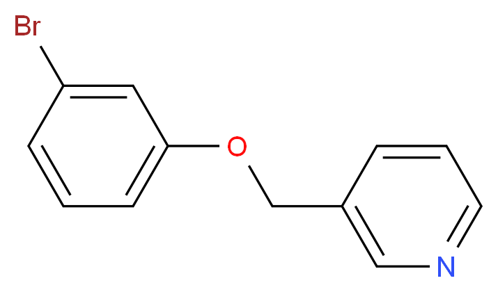 3-[(3-bromophenoxy)methyl]pyridine_Molecular_structure_CAS_)