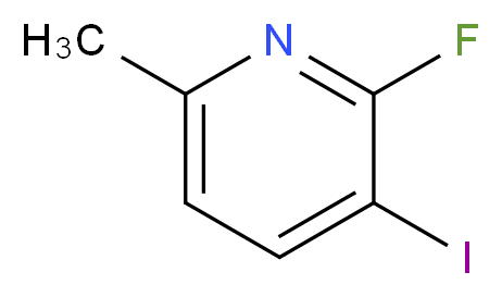 2-Fluoro-3-iodo-6-methylpyridine_Molecular_structure_CAS_884494-48-8)