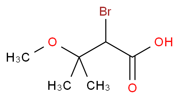 2-Bromo-3-methoxy-3-methylbutyric acid_Molecular_structure_CAS_75974-47-9)