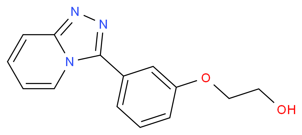 2-(3-[1,2,4]triazolo[4,3-a]pyridin-3-ylphenoxy)ethanol_Molecular_structure_CAS_)