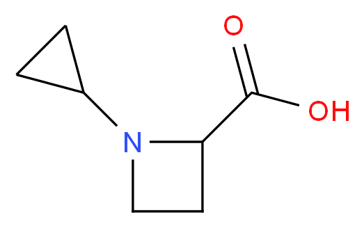 1-Cyclopropyl-2-azetidinecarboxylic acid_Molecular_structure_CAS_)